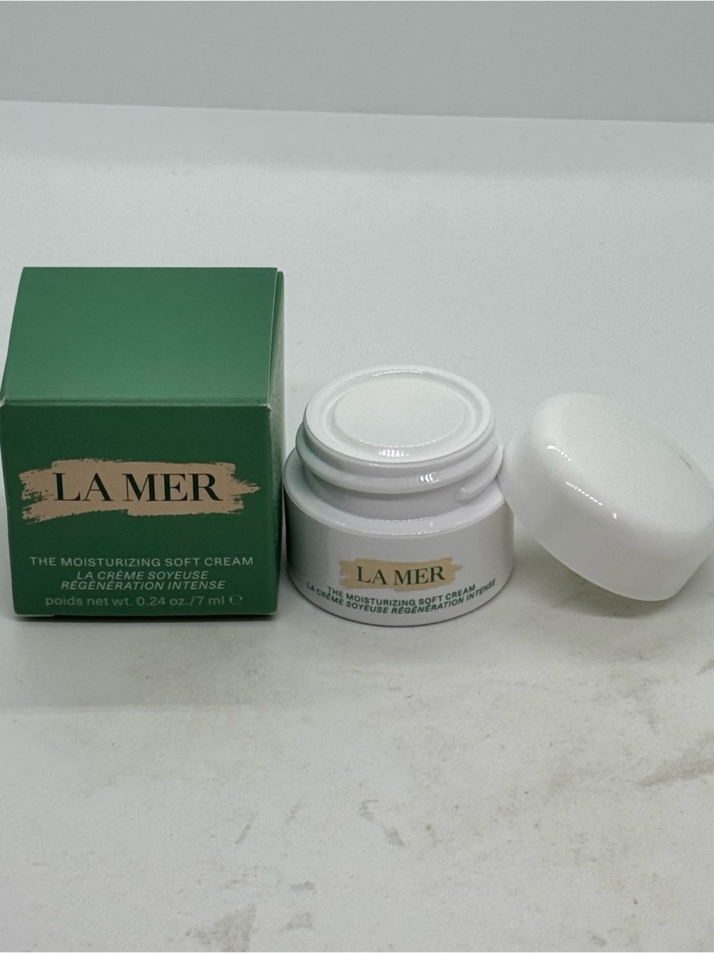 La Mer The Moisturizing Soft Cream 7ml 0.24oz Deluxe Travel Size 100% Authentic